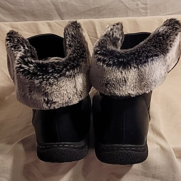 Wanderlust Gill-2 Velcro Women's Size 11 WIDE WIDTH Winter Boot Black Waterproof - Picture 6 of 13